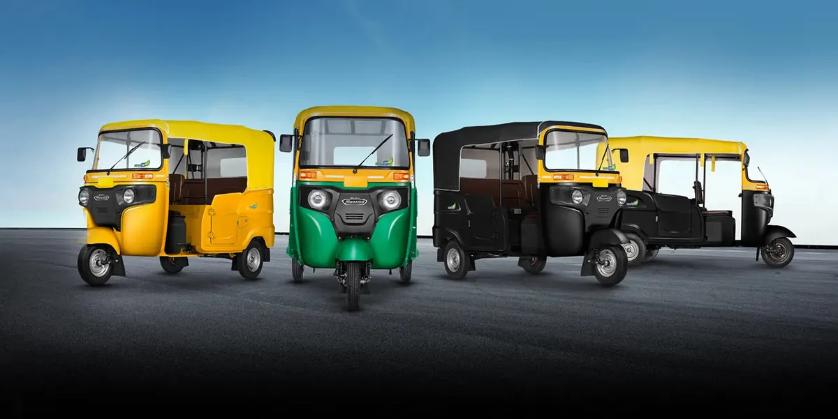 Bajaj Maxima Z tricycle banner